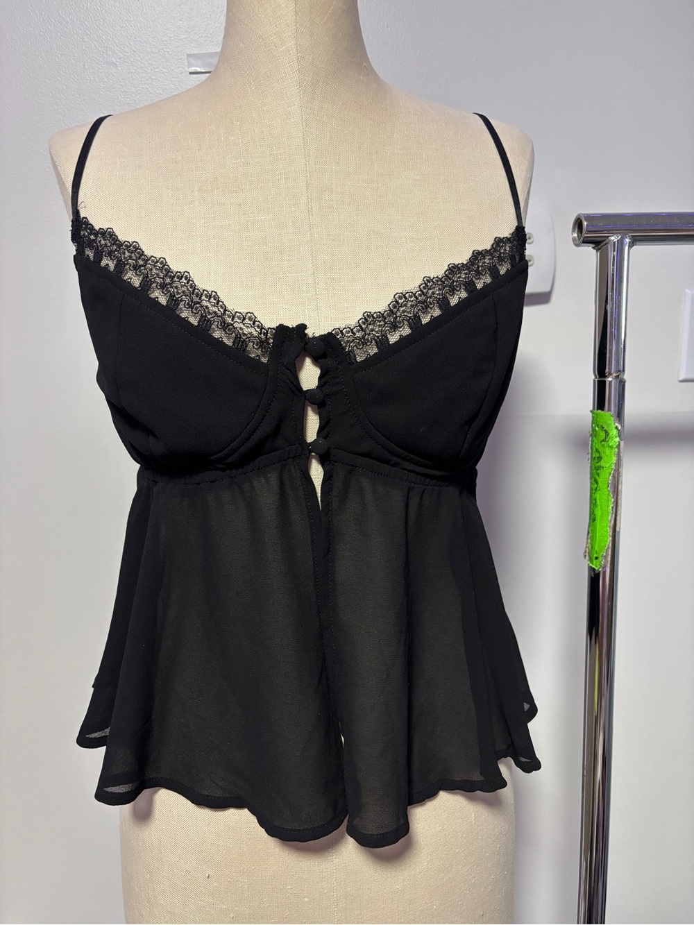 Windsor sheer babydoll top